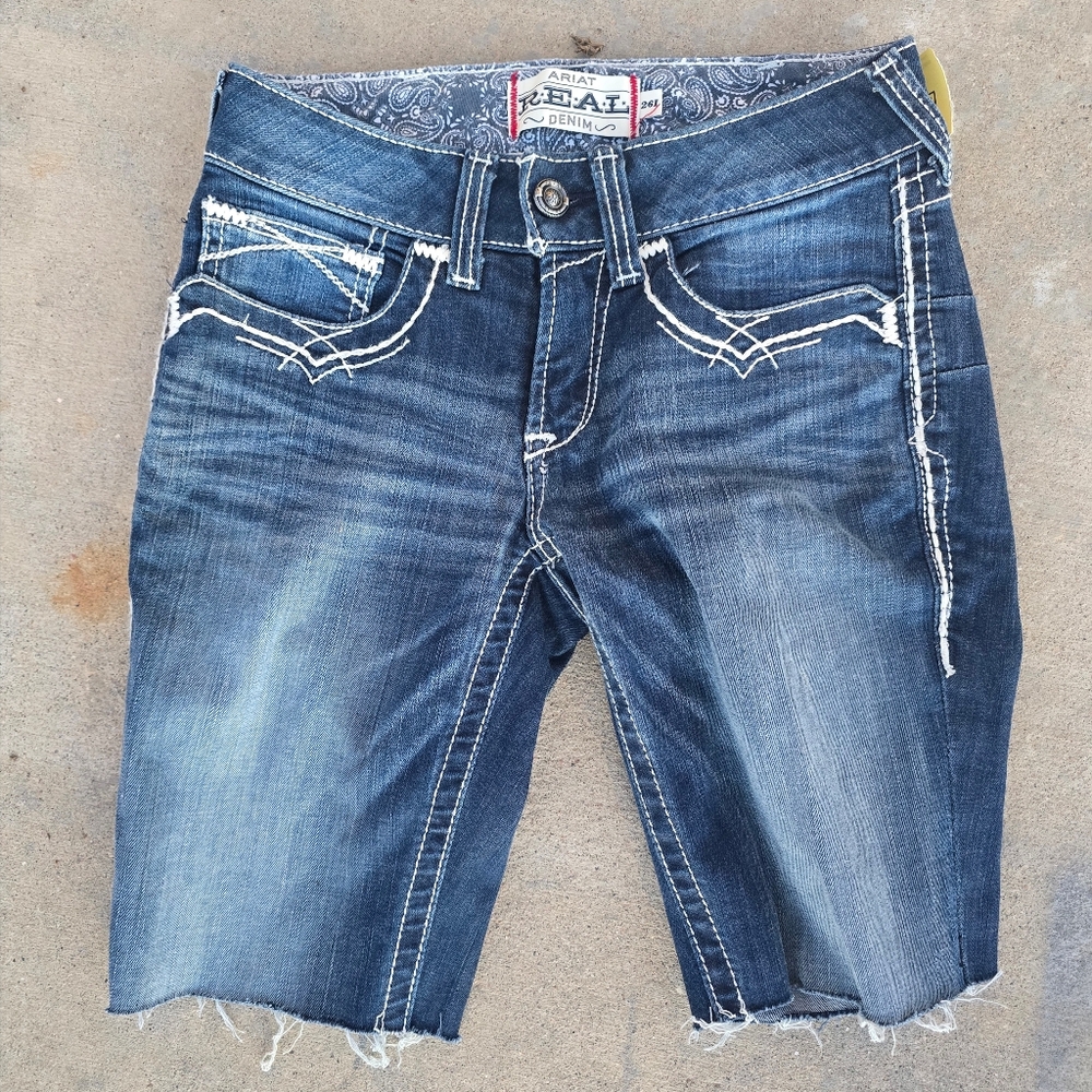 Ariat Blue Jean Shorts with Classic Style